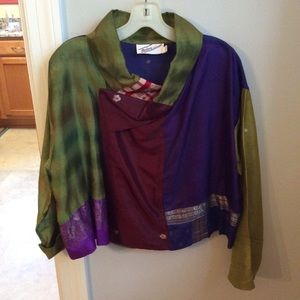 Silk Jacket Top